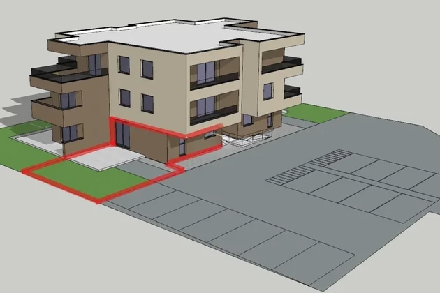 Vodice - Zweizimmerwohnung S3 mit Garten