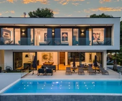 Istrien, Medulin: Exquisite villa mit atemberaubendem meerblick