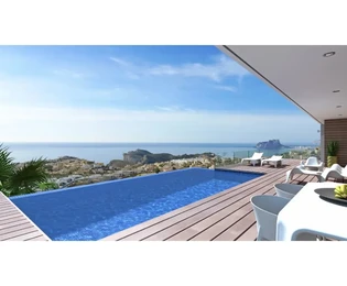 Luxury villa with infinity pool and sea view in Cumbre del Sol