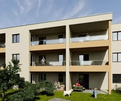 Istrie, Porec : Appartement au rez-de-chaussée avec cour