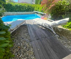 Apartment with garden and pool 300 m from the sea - Malinska!