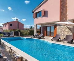 Gyönyörű villa medencével, Isztria, Barban