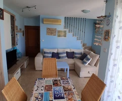 Poreč, Istria: Appartamento su due livelli con terrazza e ripostiglio