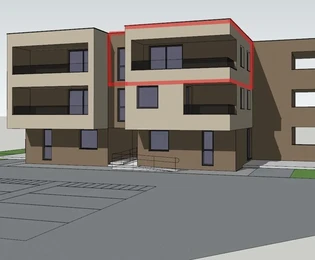 Vodice – przedsprzedaż – apartament S11 z widokiem na morze, 67,37 m², 2. piętro