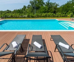 Splendida villa in pietra con piscina e vista paesaggistica, Istria, Parenzo