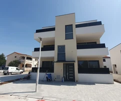 Newly built apartments, south side of Vir Island