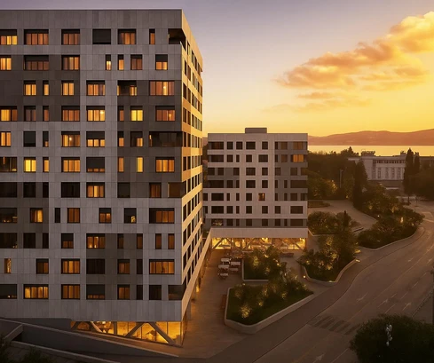 Mieszkanie na sprzedaż Split Lora nowoczesny design w Chorwacji