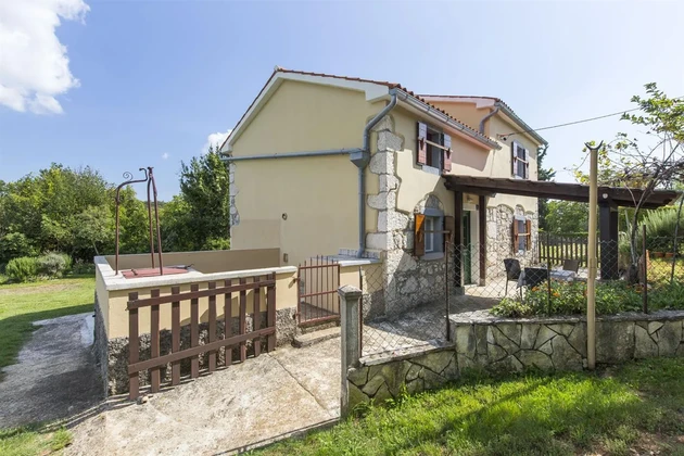 Labin, Istria: Romantický kamenný dom v tichom prostredí