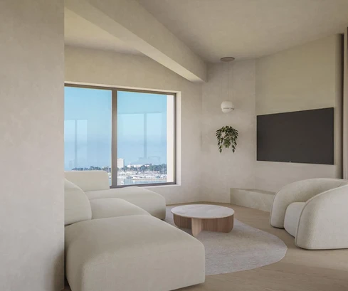 Istria, Umag - Rezidencia Green Tower, trojizbový byt s terasou na 4. poschodí