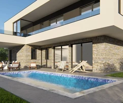 Csendes peruški környezetben medencés ház várja új tulajdonosát Horvátországban