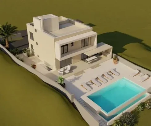 Podstrana, Mutogras, luxusná vila 300 m2 so záhradou 980 m2 a bazénom