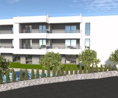 Nuevos apartamentos en Čiovo con piscina y vistas al mar