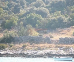 Vinišće, régi Trogir-öböl, első sor a tengerhez, 2285 m2, mezőgazdasági terület