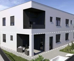 Kaštel Sućurac, komfortable Drei-Zimmer-Wohnung in einem Neubau