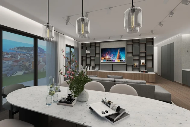 Penthouse na sprzedaż w Makarskiej nowoczesne budownictwo w Chorwacji