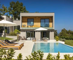 Isztria, Buje – Luxus villa panorámás kilátással