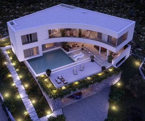 Lussuosa villa in vendita a Primosten con vista sul mare