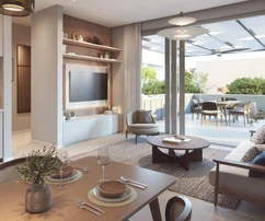 Šibenik, Podsolarsko, krásny dvojizbový apartmán, druhý rad od mora, 88,09 m²