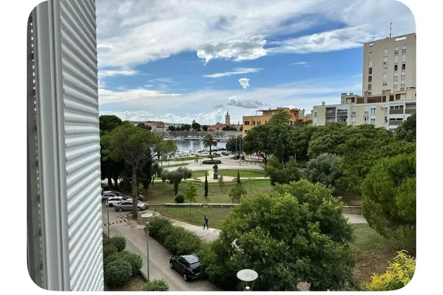 Zadar, wybrzeże Branimira, piękny apartament z widokiem na morze