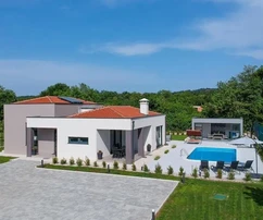 Villa de luxe moderne avec piscine et vue sur la mer, Istrie, Labin