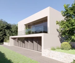 Istrien, Trviž, Modernes, umweltfreundliches haus mit herrlichem ausblick