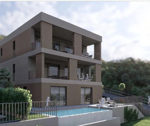 Luxury apartment for sale in Kostrena with a pool in Croatia