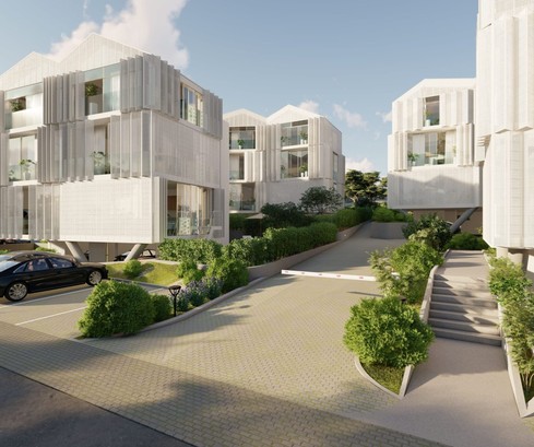 Moderné apartmány s výhľadom na more v Dikle