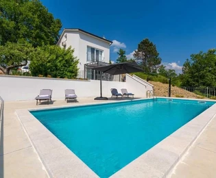 Novaki Pazinski, Istria: Moderna villa appartata con piscina