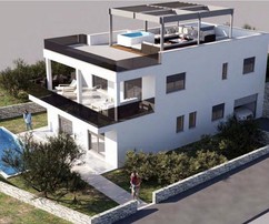 Luxusná vila na Čiove s bazénom a výhľadom na more