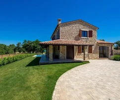 Hermosa villa de piedra con piscina, Istria, Svetvinčenat