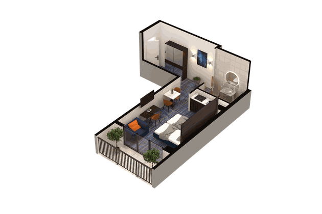 Apartament inwestycyjny 232 - GINO Seaside Tbilisi