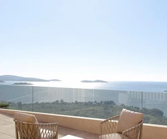 Rogoznica, Zecevo Rogoznicko, belle villa avec piscine et vue panoramique sur la mer