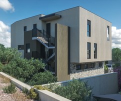 Superbe appartement avec jardin de 2 chambres à vendre à Brodarica