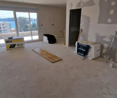 Seget D., 3 hálószobás lakás, 96 m2, új épület, 1. emelet, tengerre néző kilátás