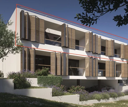 Vodice, attico esclusivo con terrazza sul tetto e vista panoramica