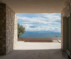 Šolta, villa moderna unica con vista aperta sul mare