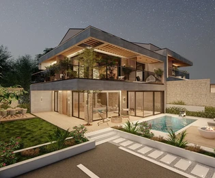 Lovrečica, Istrien - Luxusvilla nur 100m vom Meer entfernt