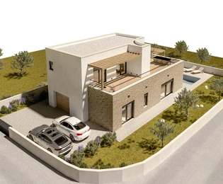 Vodice, NUOVA COSTRUZIONE, casa con piscina, 176,40 m²