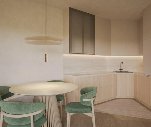 Istria, Umag - Green Tower Residence, luxury one-bedroom apartment with terrace on the 2nd floor