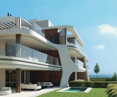 Moderní apartmány s výhledem na moře v Benahavís