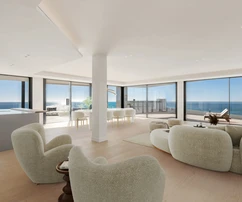 Luxusní apartmány s panoramatickým výhledem pěšky na pláž