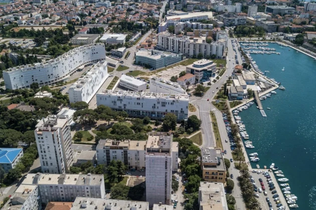 Zadar, TIZ, ekskluzywny penthouse z panoramicznym widokiem na morze, tarasem, miejscem garażowym