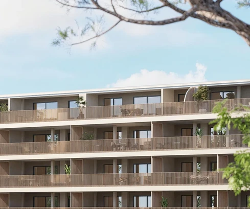 Istria, Umag, ampio attico con due camere da letto e una terrazza spettacolare