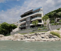 Two-bedroom apartment for sale by the sea in Gradac in Croatia