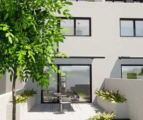 Poreč - Contemporary duplex house near the sea, Currently under construction