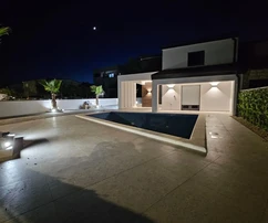 Modern semi-detached home with a pool for sale in Vir in Croatia
