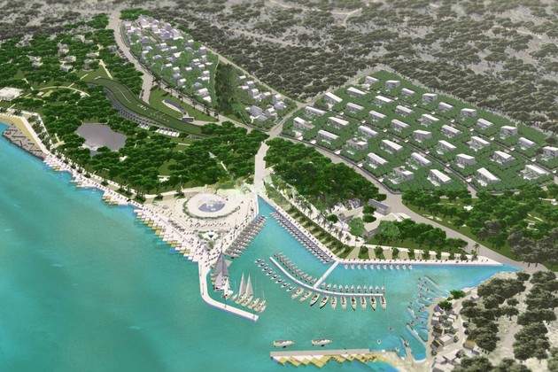 Développement de villas de prestige et marina dans l'archipel de Zadar