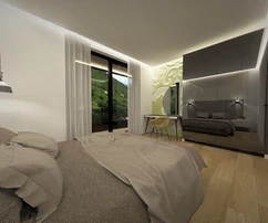 Opatija, Ičići, luxusní byt v exkluzivní novostavbě, panoramatický výhled na moře A5