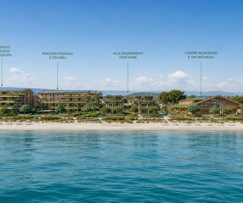 Terrain d'investissement en première ligne au bord de la mer, 34 600 m²