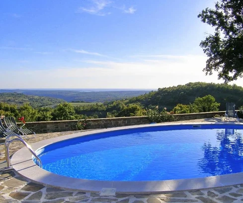 Splendida villa con una bellissima vista panoramica, ISTRIA, Buje